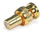 Mpi Bnc Male To Rca Female Adaptor - Gold Plated