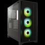 Corsair Icue 4000X Rgb Tempered Glass Mid-tower Black