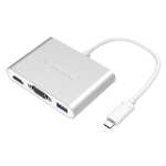 Orico Usb-c To VGA|HDMI|USB3.0 Adapter - Space Grey