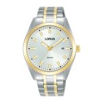 LORUS Gents White 3 Hands Watch