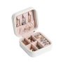 Casegrace Travel Jewelry Case Small Jewelry Box Portable Jewelry Travel Organizer Display Storage Case For Rings Earring Necklace Bracelet Gift For