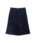 End Of Range – Womens Blue Stretch Denim Skirt