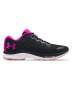 Women's Ua Charged Bandit 6 Running Shoes - Black / White / Meteor PINK-002 / 5.5