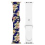 Kd Silicone Apple Watch Strap 38/40MM S/m Floral