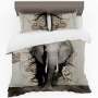 Elephant Break Through Duvet Cover Set Double