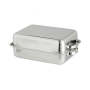 38CM Stainless Steel Double Roasting Pan Silver