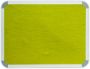 Parrot Info Board With Aluminium Frame 3000 X 1200MM Yellow