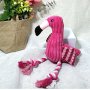 Interactive Flamingo Plush Dog Toy - Durable Polyester Ideal For All Breeds - Pet Playtime Fun