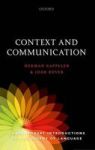 Context And Communication Paperback