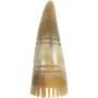 Natural Horn Wide-tooth Head Massage Comb Scalp Massager Hair Care Tool