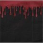 Blood Drip Paper Halloween Napkins Pack Of 16