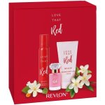Revlon Love That Red Pamper Pack Eau De Toilette & Body Lotion & Body Spray 30ML + 150ML + 90ML