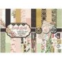 Fresh Start MINI Paper Pack 15 X 20CM 24 Sheets Plus Chipboard & Stickers