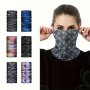 Outdoor Sports Men And Women Headscraf Mask Neck Cover- Breathable Sunscreen Soft For Cycling Running Hiking Other Sports