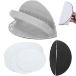 Multifunctional Semi-circular Angle Sanding Sandpaper Tool Self-adhesive Handheld Micro Detail Sander Kit+ Sandpaper 180 240 320