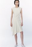 Draped Dress - Light Beige