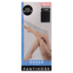 Black Extra Super Large Sheer Pantihose