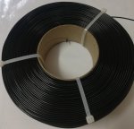 Black Abs 3D Printer Filament 1.75MM 1KG