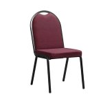 Nference Chair Full Back - Burgundy