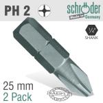 PHIL.NO.2X25MM Classic Bit 2 Cd SC20022