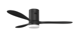 1320MM Black Hugger With LED Light The Ultimate Fan For Low Ceilings - HUG523BW REMLB