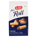 Lago MINI Roll Cocoa Wafers 125G