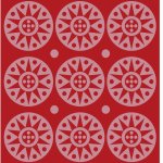Khotso Isibhalala Scarlet pink - 155 X 165 Cm