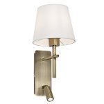 Annie Wall Light Black Satin Or Antique - Satin