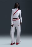Nike Phoenix Wide Leg Pant- Birch Heather