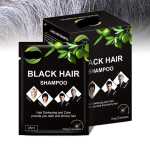 Instant Black Hair Shampoo For Men And Women Box Of 10 X 25ML Sachet