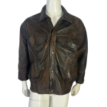 Brown Vintage Leather Jacket - XL