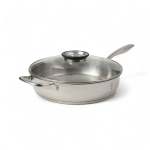 30 X 7CM Frying Pan Silver
