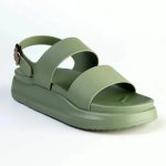 Madison Halter Sandal - Olive - 8