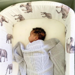 Delicious Monsters Cot Bumper - Elephant