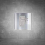 Refrigerator Sign - Brushed Stainless Steel