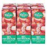 Rhodes 100% Fruit Juice Blend Litchi 6 X 200ML