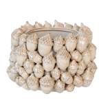 Ceramic Acorns Vase - Tall : 34CM H X 22CM Dia