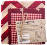 Bwax Wraps Pack Of 3 S M & L Red