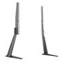 Adjustable Sleek Minimalist Design Tabletop Tv Stand 32 To 70 Black