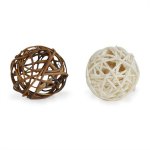 Silvervine Rattan Balls