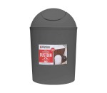 12L Fliptop Bathroom Bin Grey