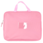 Pastel Pink Book Bag With Handle
