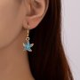 Exquisite Starfish Design Dangle Earrings Ocean Vacation Style Zinc Alloy Jewelry Beach Party Ear Ornaments