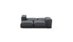 Double Lounger - Velvet - Dark Grey - 199CM X 168CM