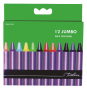 Jumbo Wax Crayons 12 Piece BOX-10