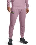 Men's Ua Rival Fleece Signature Joggers - Mauve Pink XL