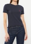 Polo Allie Short Sleeve Long Length Pony Tee - Navy