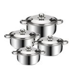 Condere 4-PIECE Stainless Steel Cookware Pots Set