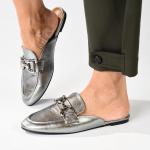 Madison Braidy Mule - Pewter - 8