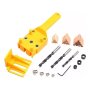 41 Pcs Wood Working Doweling Jig Kit With Drill Guide Block